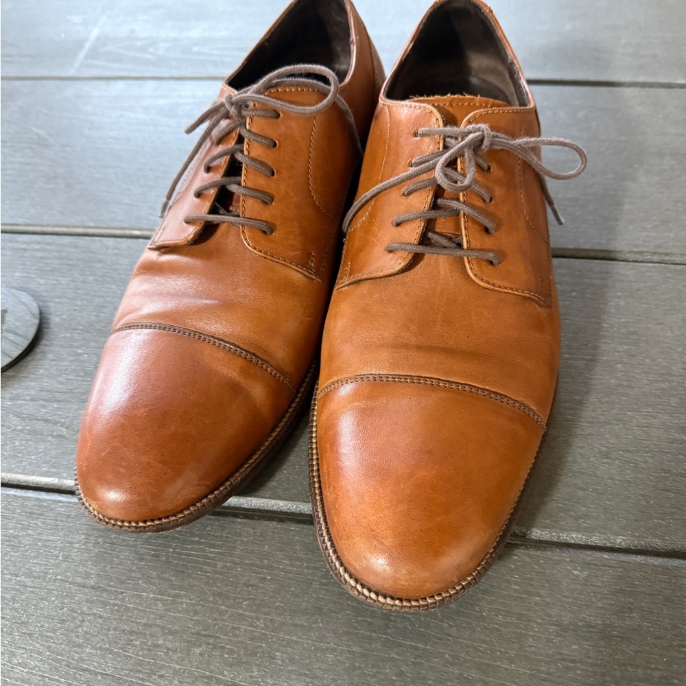 Men's Brown Leather Dress Shoes